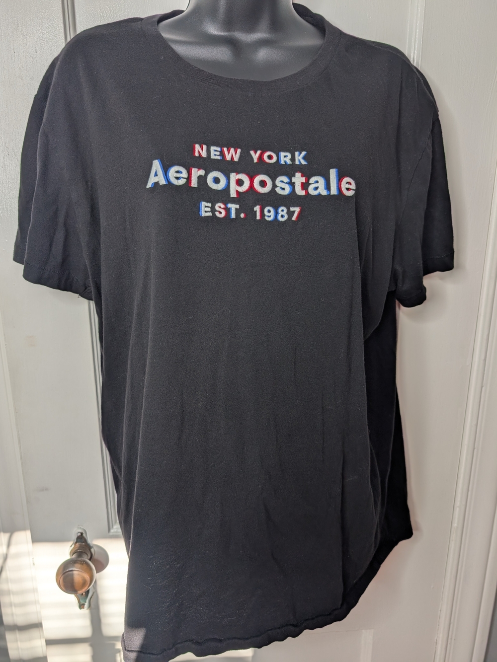 Aeropostale Men’s Black Logo T-Shirt - New York Est. 1987